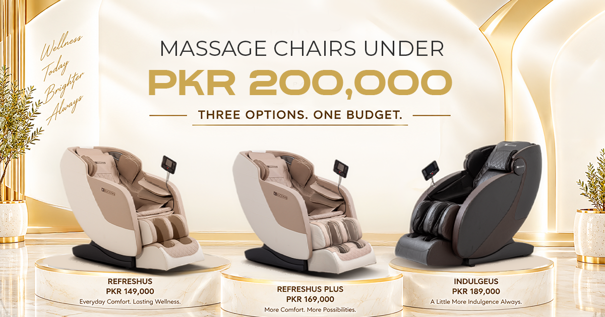 JC Buckman Massage Chairs Under PKR 200,000 – Best Options in Pakistan 2026