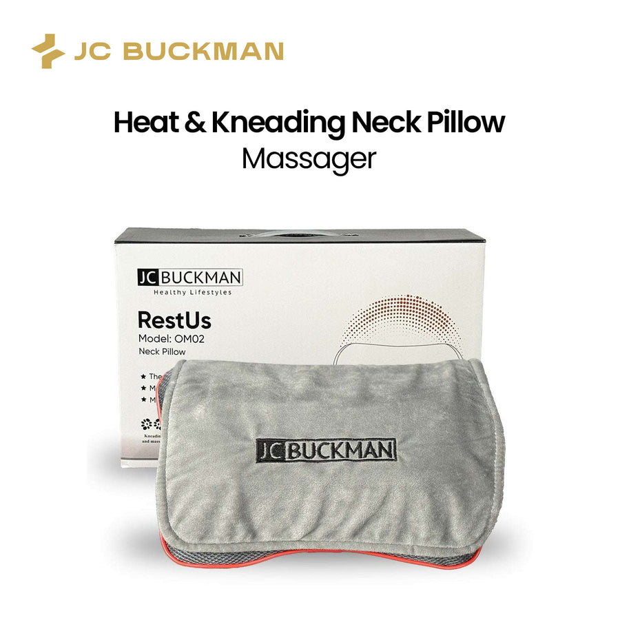 JC Buckman Heat & Kneading Neck Pillow Massager